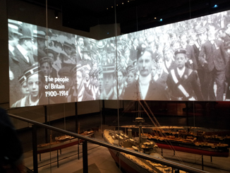 Entrance to the First World War galleries. 