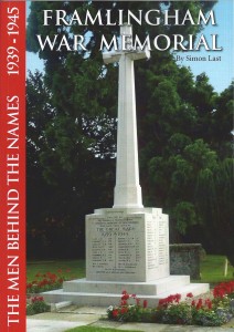 Simon’s book on Framlingham’s memorial names from WW2.