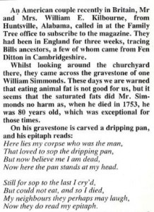 Right from the start Family Tree has been read by family historians from all over the world, adding greatly to the rich mix of family history.