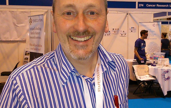 Simon Wills - who discovered a descendant of the man who shot the sharp shooter who shot Nelson at Trafalgar!