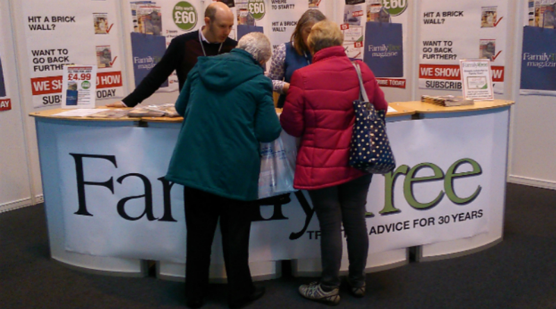 The Family Tree stand at Who Do You Think You Are? Live at the NEC, 7-9 April.