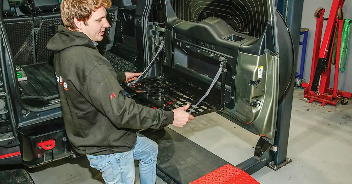 Fit a fold down table - Land Rover Monthly