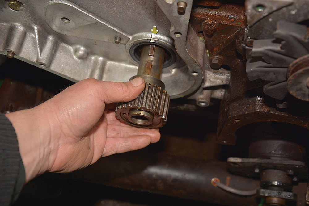 Repair a damaged Timing Belt Housing Land Rover Monthly