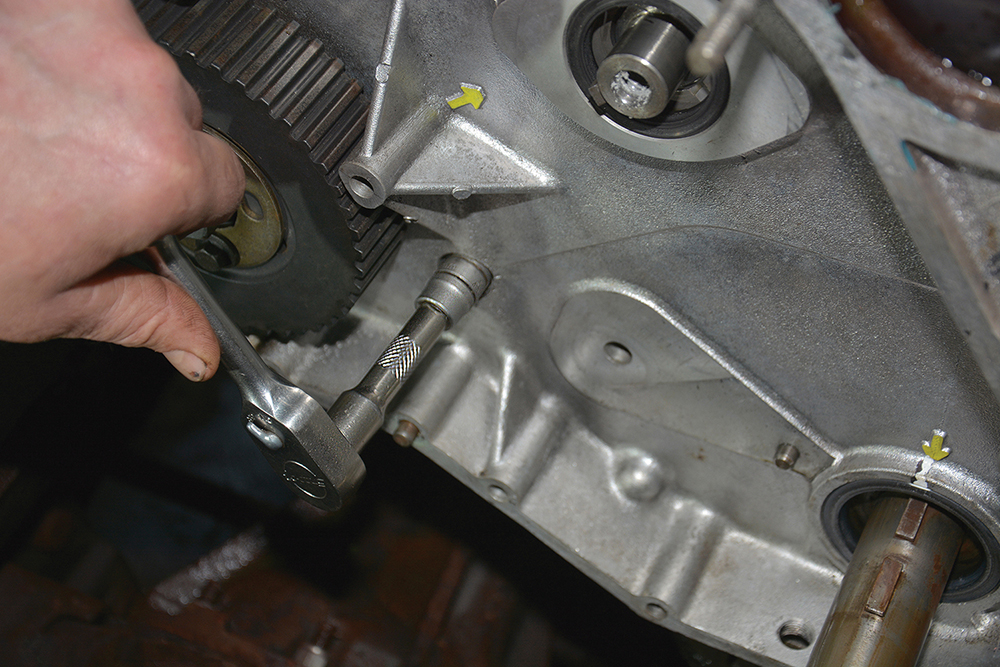 Repair a damaged Timing Belt Housing Land Rover Monthly