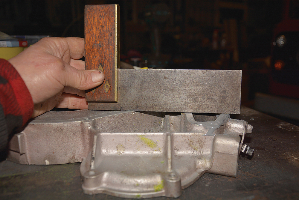 Repair a damaged Timing Belt Housing Land Rover Monthly