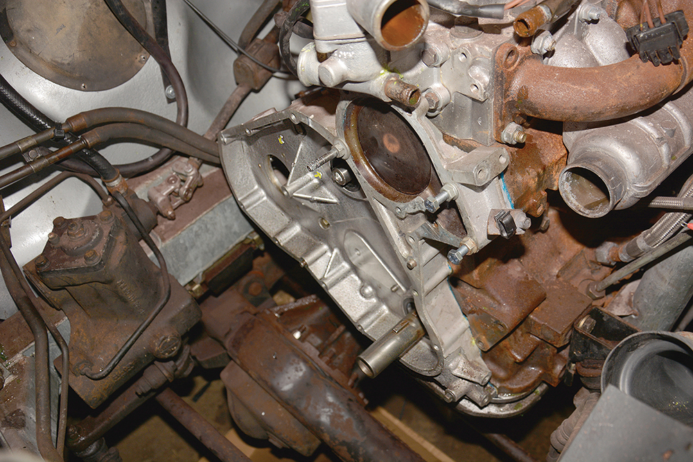 Repair a damaged Timing Belt Housing Land Rover Monthly