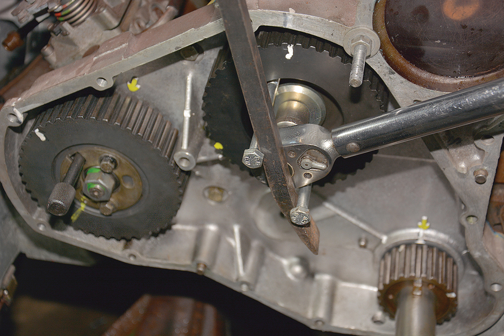 Repair a damaged Timing Belt Housing Land Rover Monthly