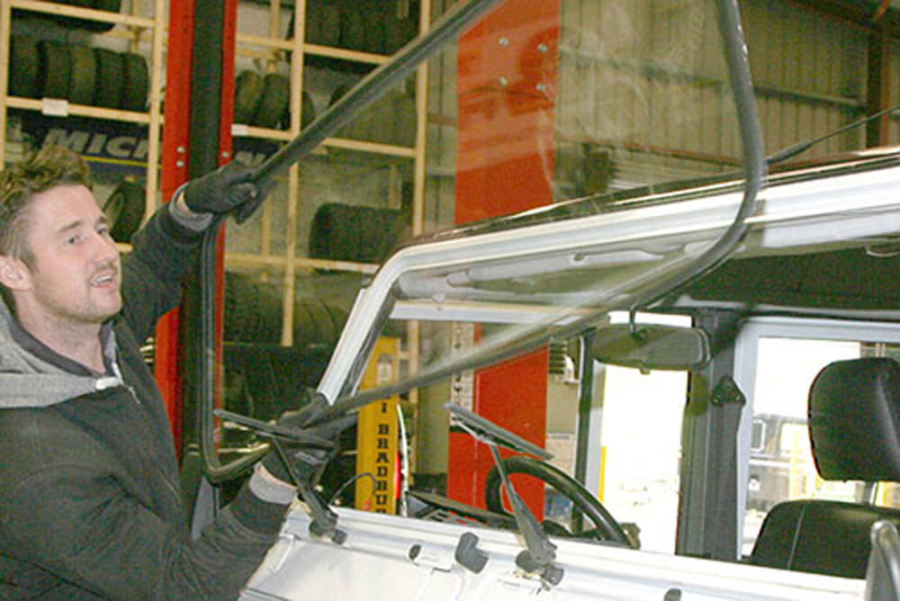 Fit a Defender heated windscreen Land Rover Monthly