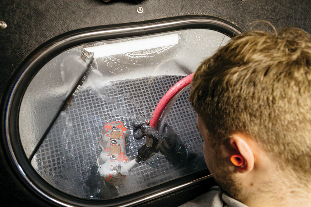 Vapour and Dry Media Blasting - Land Rover Monthly