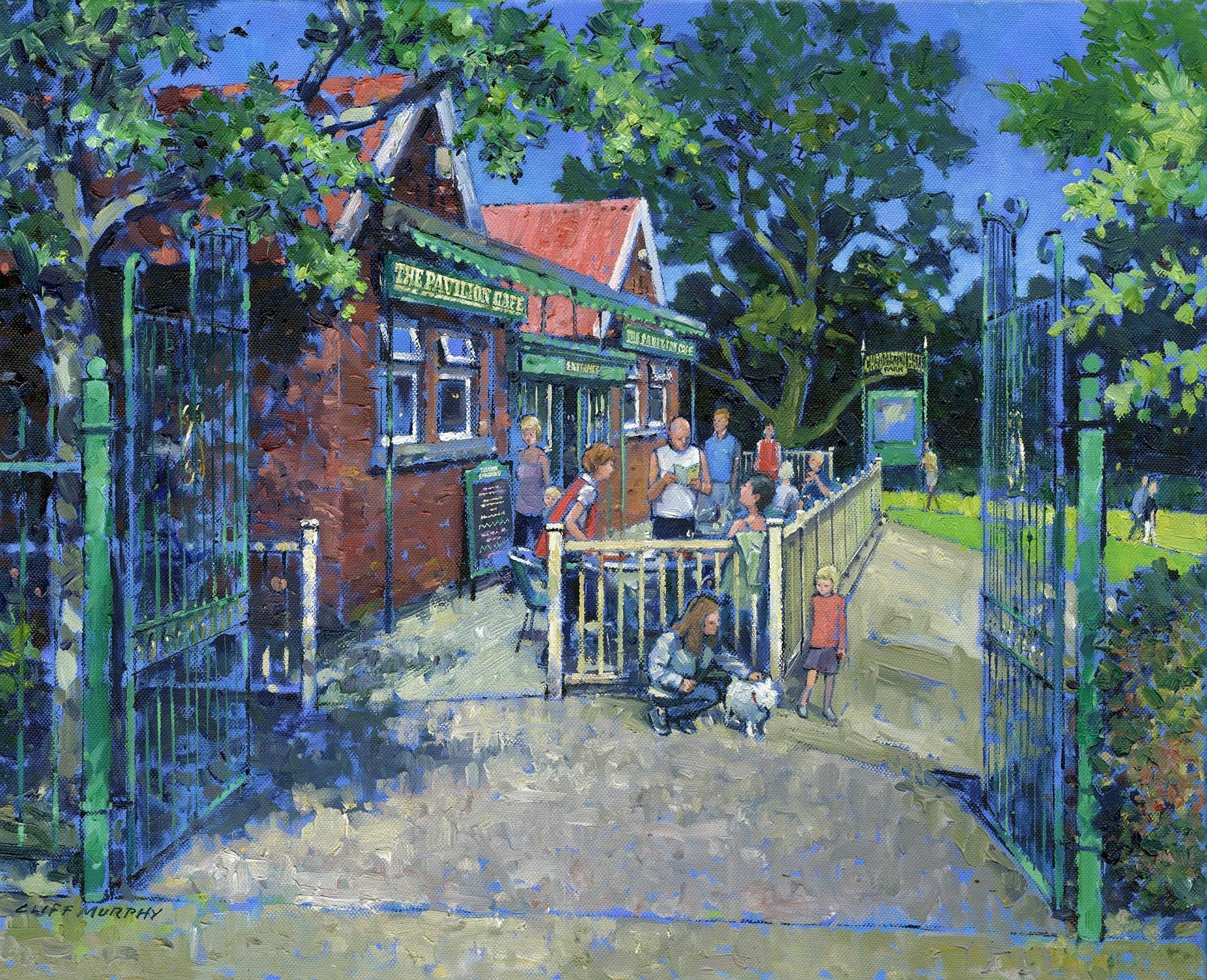 The Pavilion Cafe, Chadderton Hall Park by Cliff Murphy