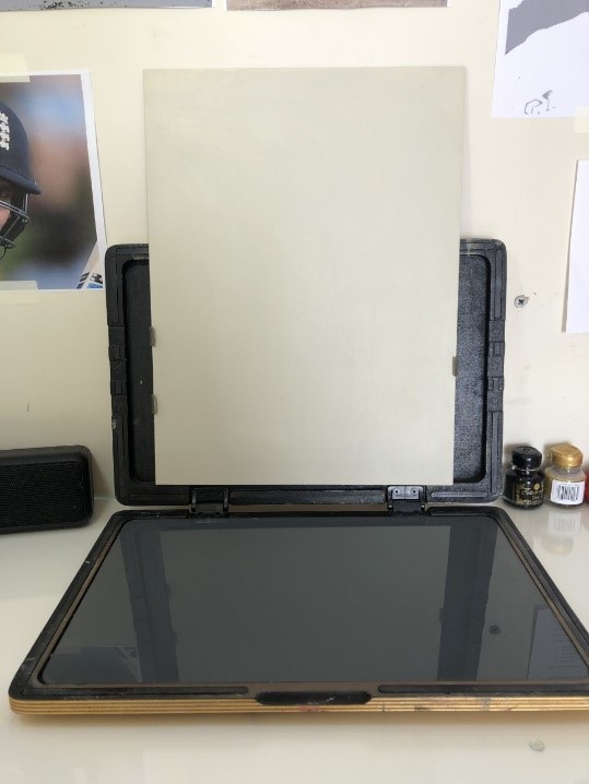 Painting sports figures in motion how to paint cricketers in action