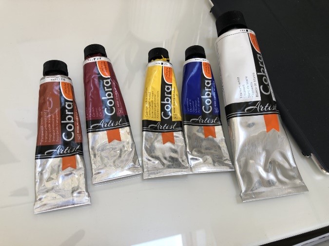 Painting sports figures in motion how to paint cricketers in action