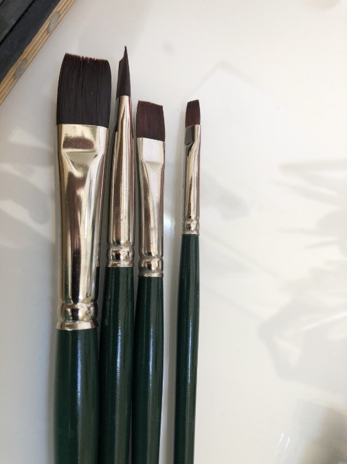 Painting sports figures in motion how to paint cricketers in action