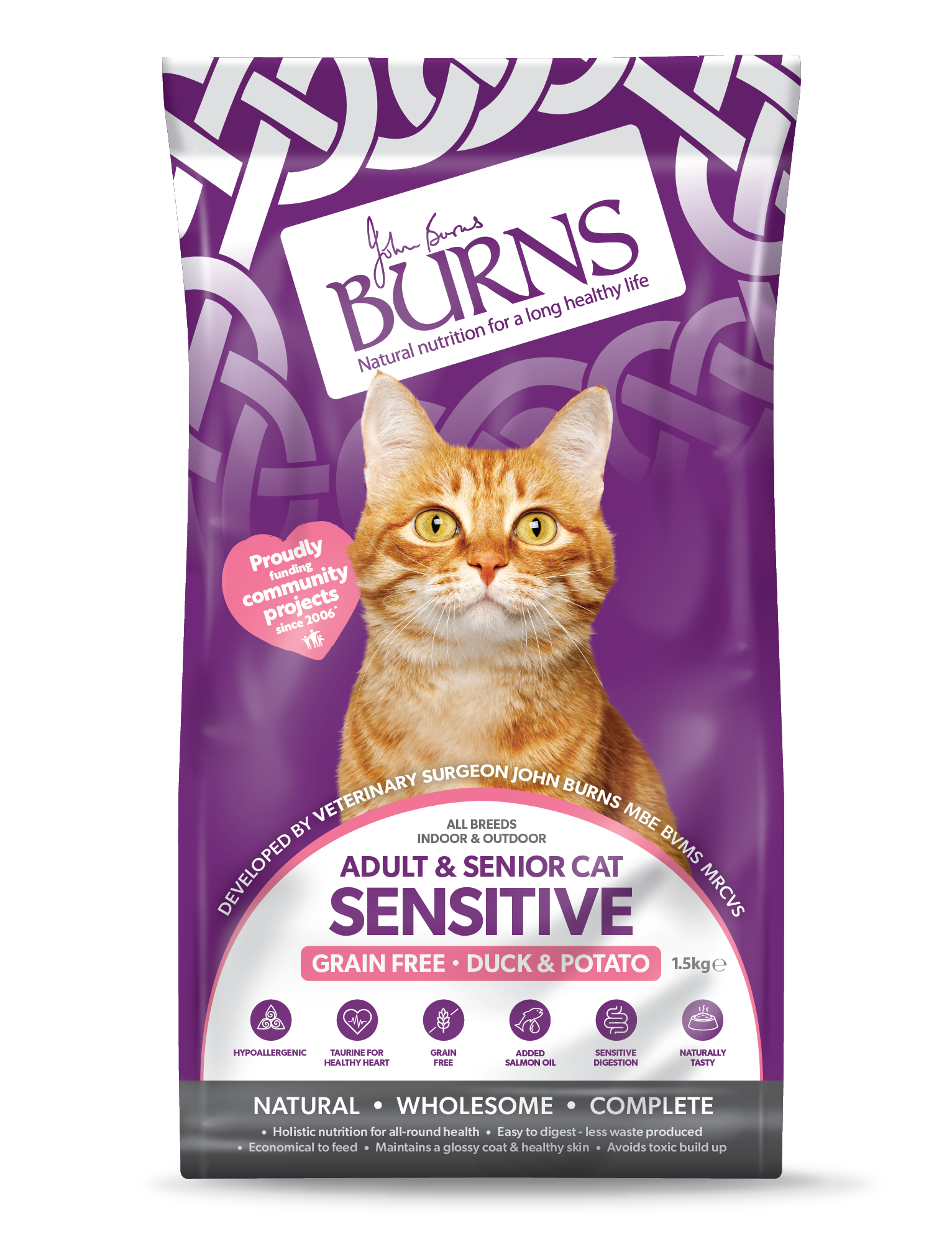 Burns launches new range of dry food for cats Pet Product Marketing