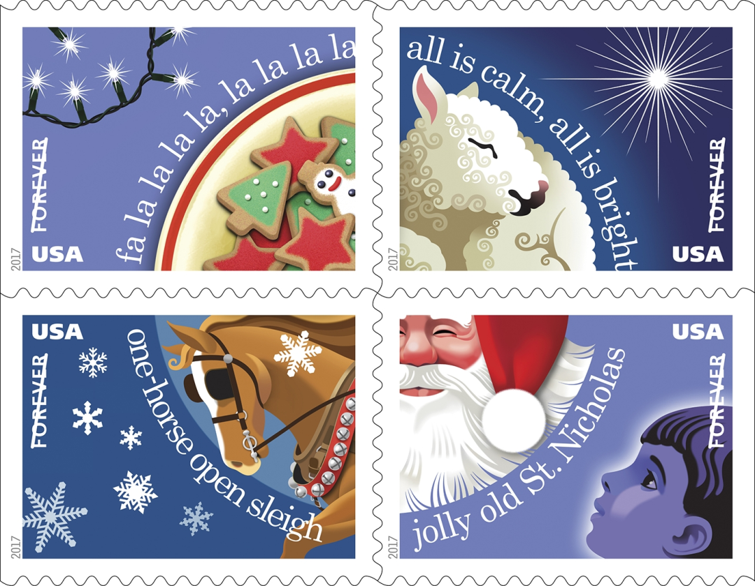 Christmas stamps 2017 designs revealed All About Stamps