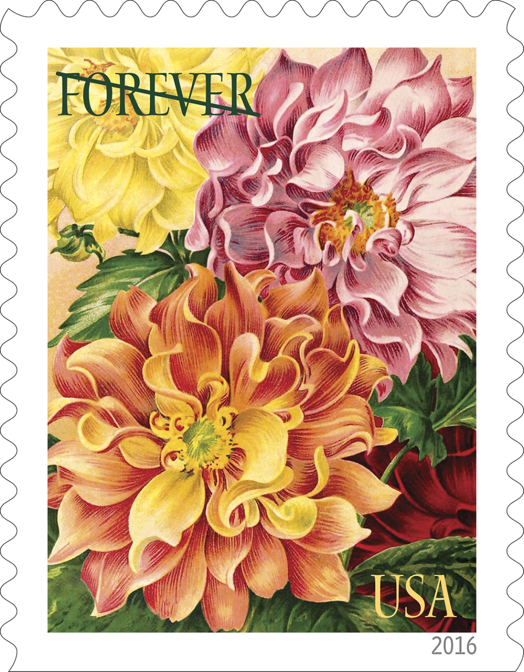 USA issue Botanical Art Forever stamps All About Stamps