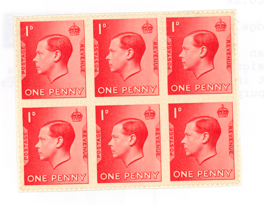 The 1936 King Edward VIII definitive stamps… designed by a school boy