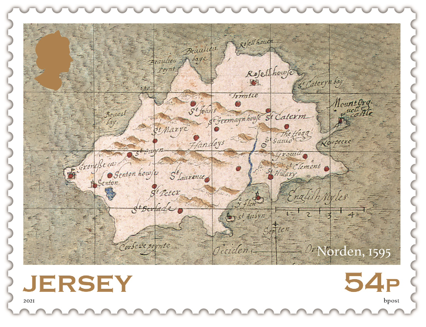 Historic maps feature on Jersey Stamps All About Stamps