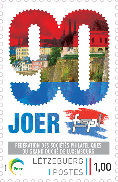 Stamp showing 90 years of the FSPL 