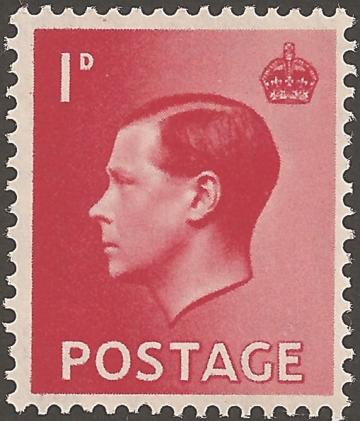 The 1936 King Edward VIII definitive stamps… designed by a school boy