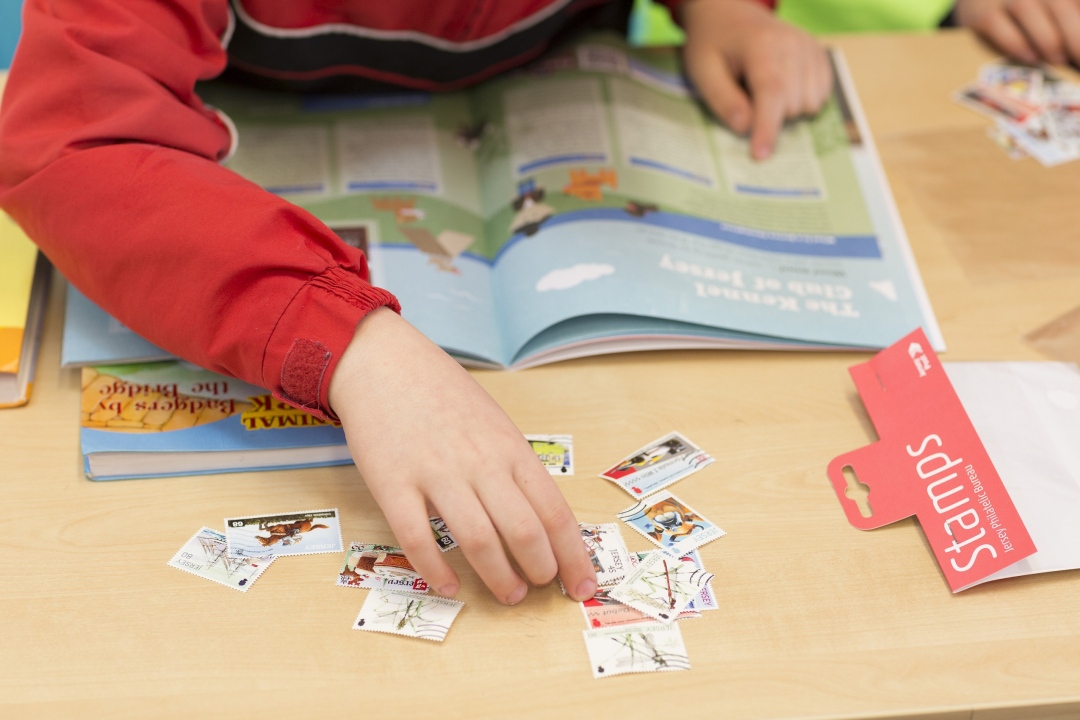 Jersey Post encourage children to get into stamp collecting All About