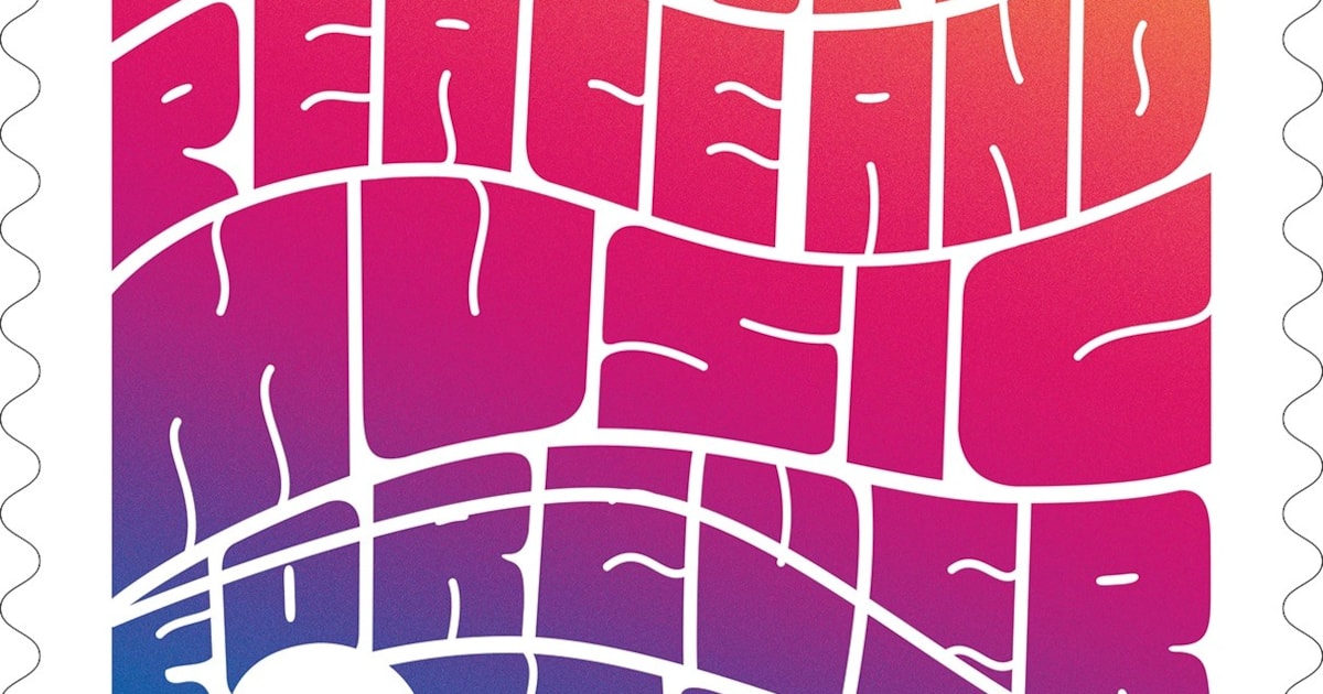 Woodstock stamp celebrates peace and music All About Stamps