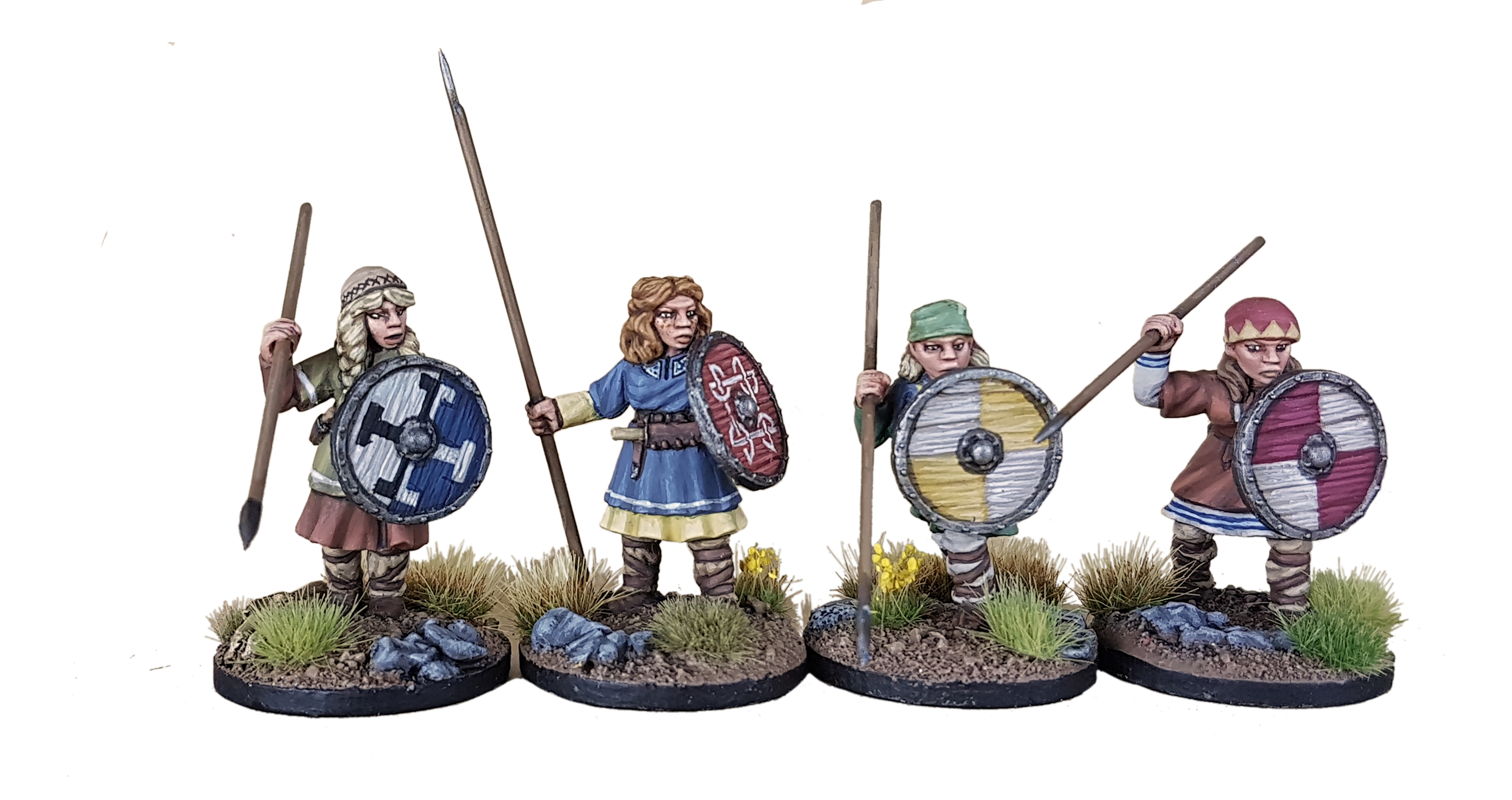 Bad Squiddo Games, Berserkers, Female, Mordheim, Norse, Saga