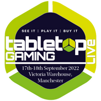 The logo of Tabletop Gaming Live 2022