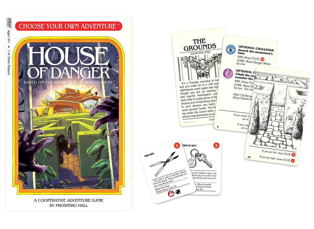 Choose Your Own Adventure House of Danger review Tabletop Gaming