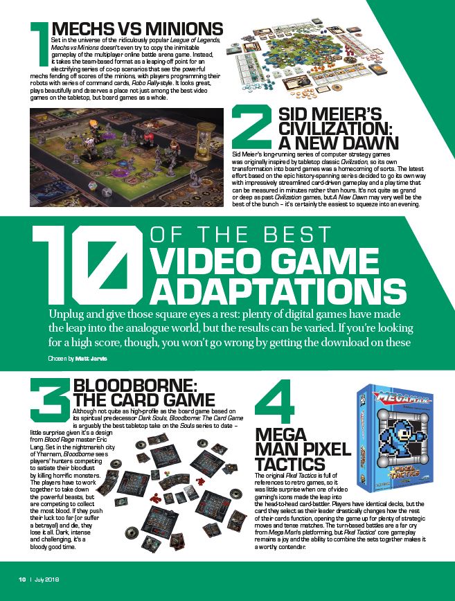 TTG's Top 10 Video game adaptations Tabletop Gaming