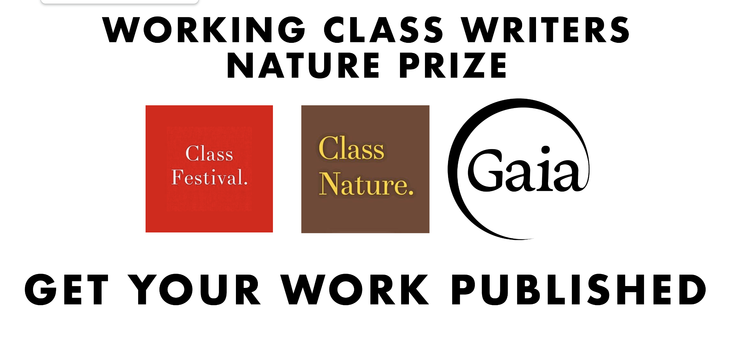 News Creative writing competition Working Class Writers Nature