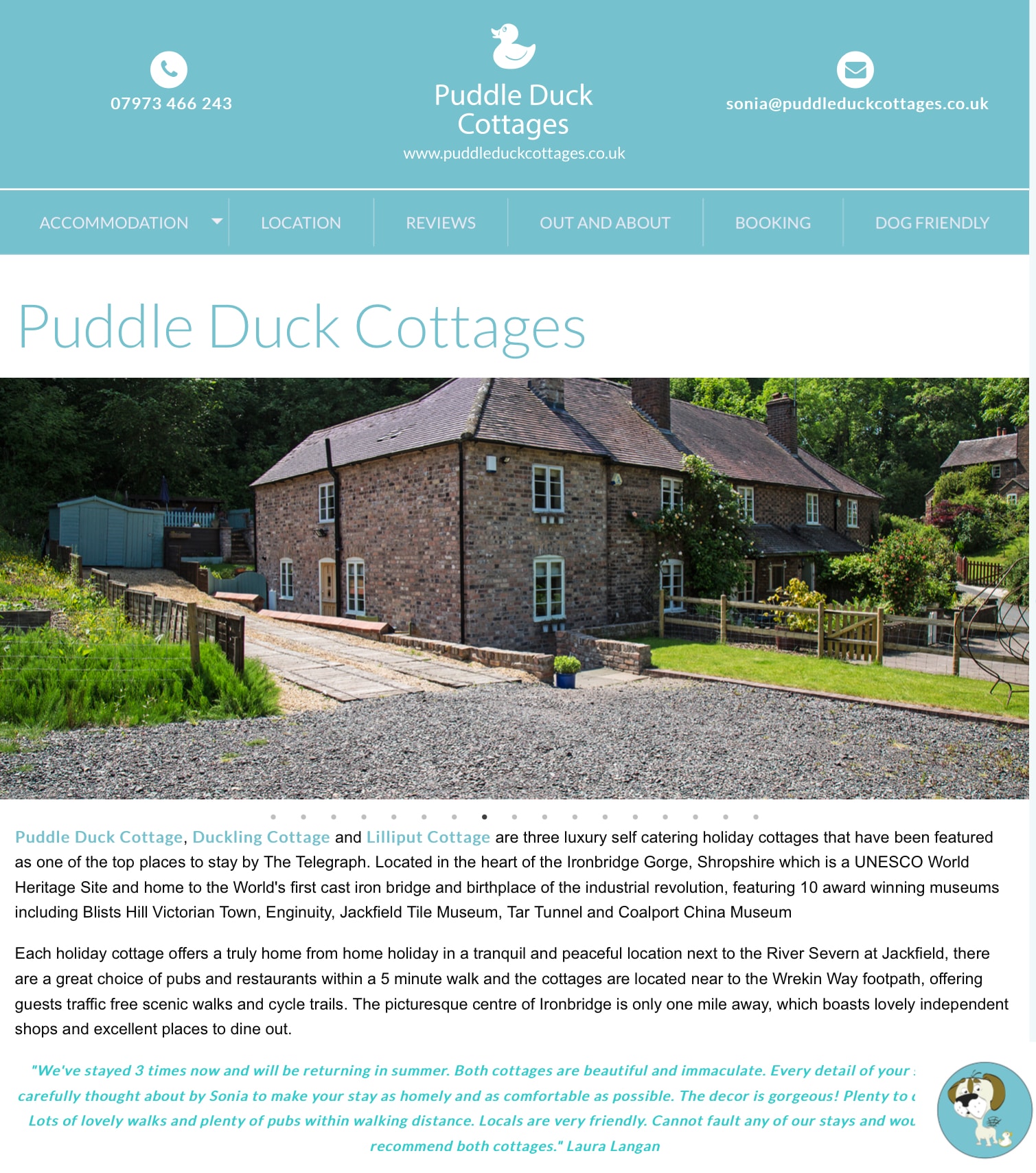 Puddle Duck Cottages Your Dog